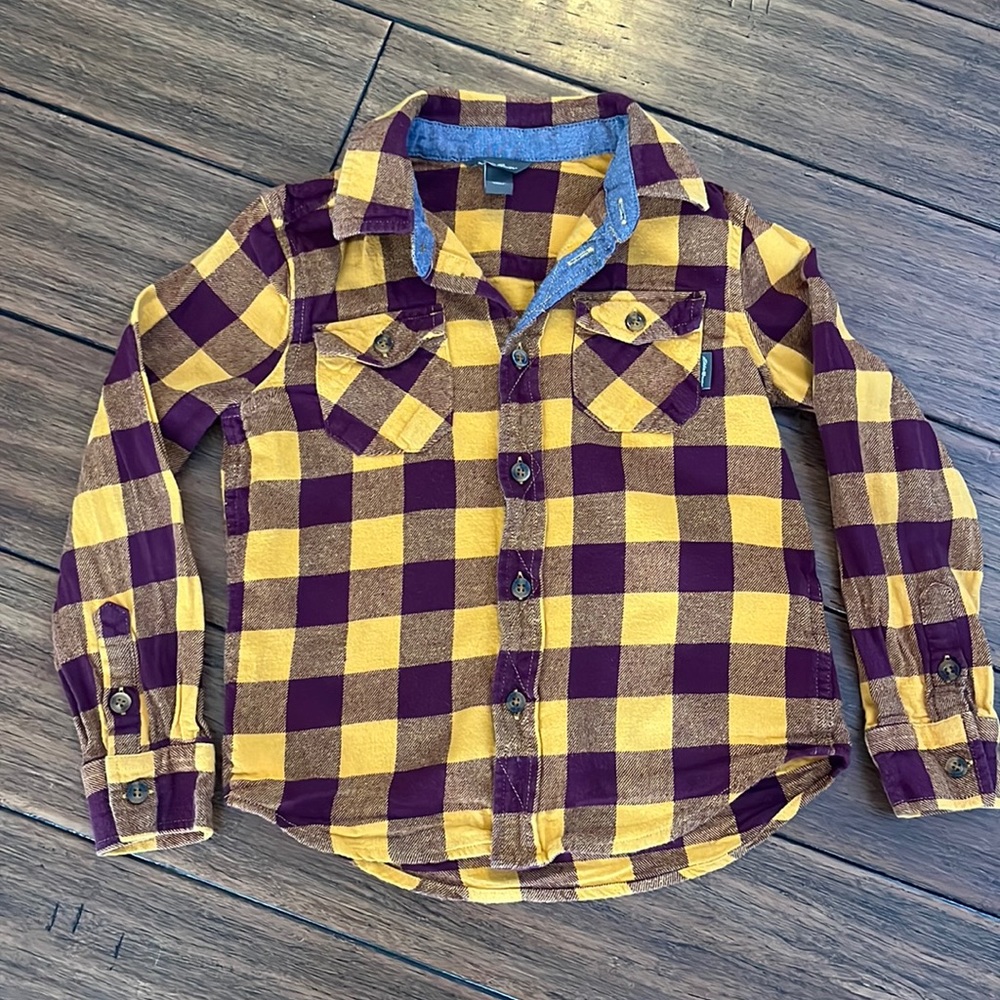 Kids Eddie Bauer Flannel Button Down Shirt